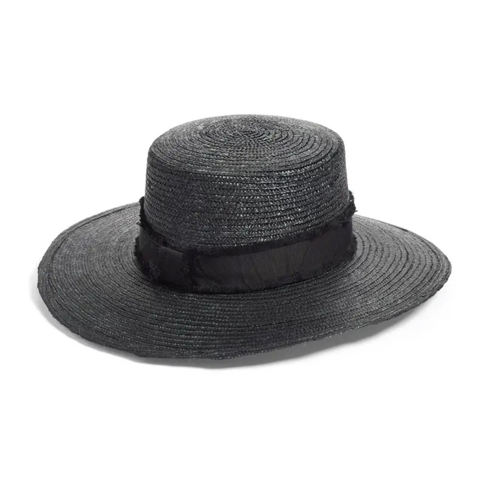 Rag & Bone Laurie Grosgrain hat black sz. M $75